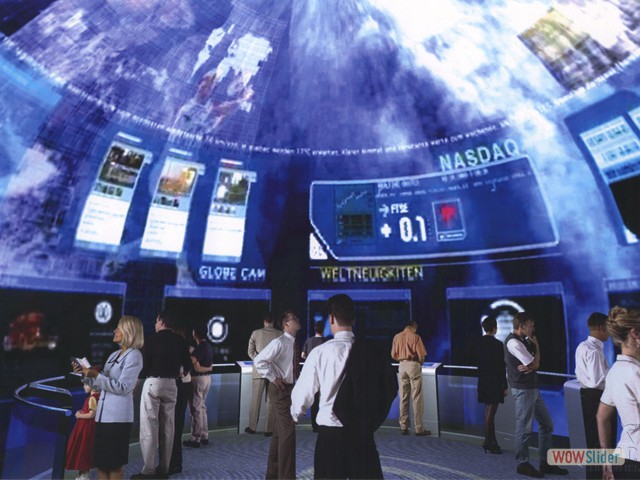 Volkswagon Glaserne Manufaktur - Interior Vision World Dome