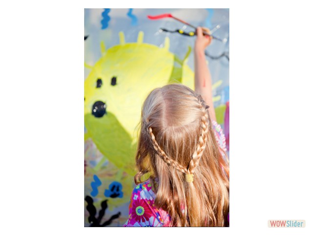 Giant Easels Installation (detail)