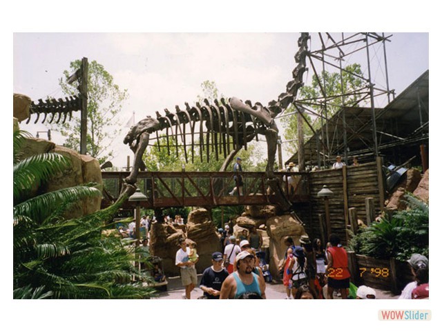 Dinoland Brachiosaurus Bridge - Built
