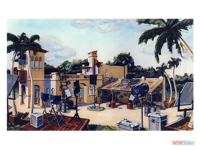 Disney Hollywood Studios Indiana Jones Retail - Concept Art